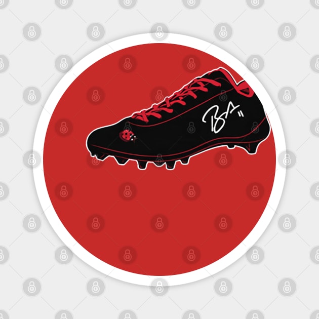 Brandon Aiyuk Ladybug Shoe Magnet by ganisfarhan